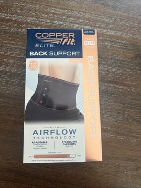 Copper Fit Elite Air Back Support adjustable